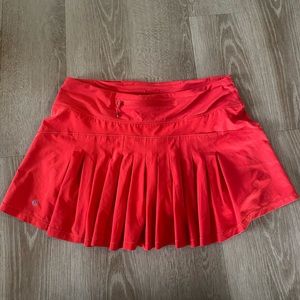 Lululemon Tennis Skirt - Red - Size 8 reg